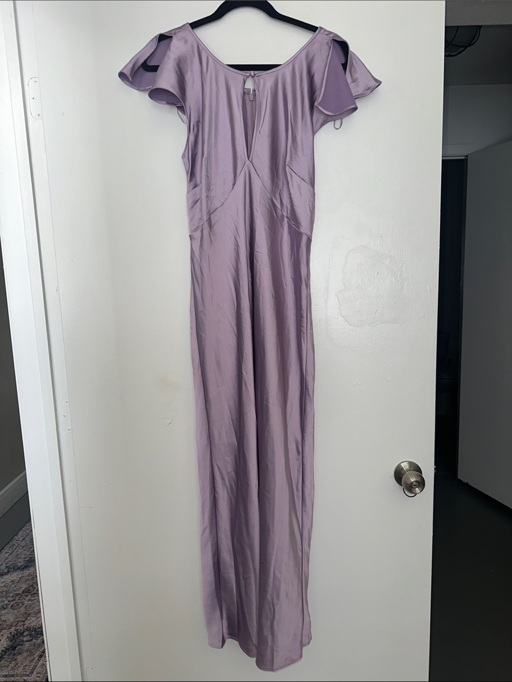 Old Navy Lilac Satin-Trim Dress